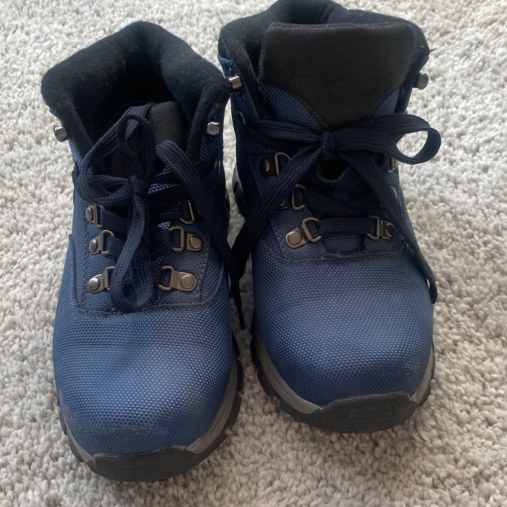 Deer Stags Kids Dark Blue Boots